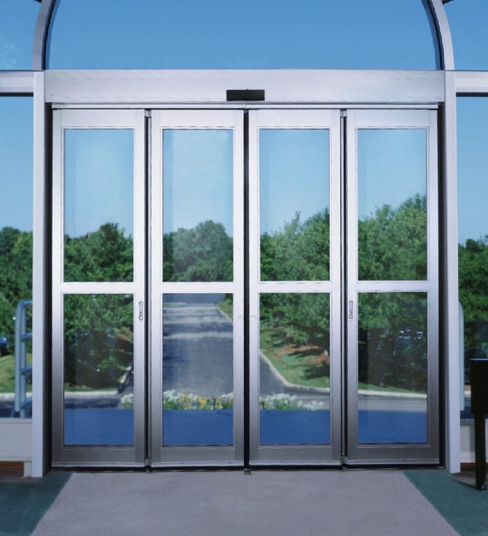 GT 1400 bifold glass doors exterior